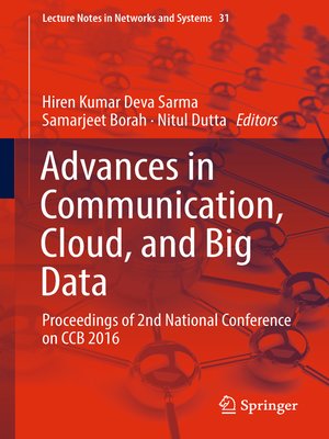 cover image of Advances in Communication, Cloud, and Big Data